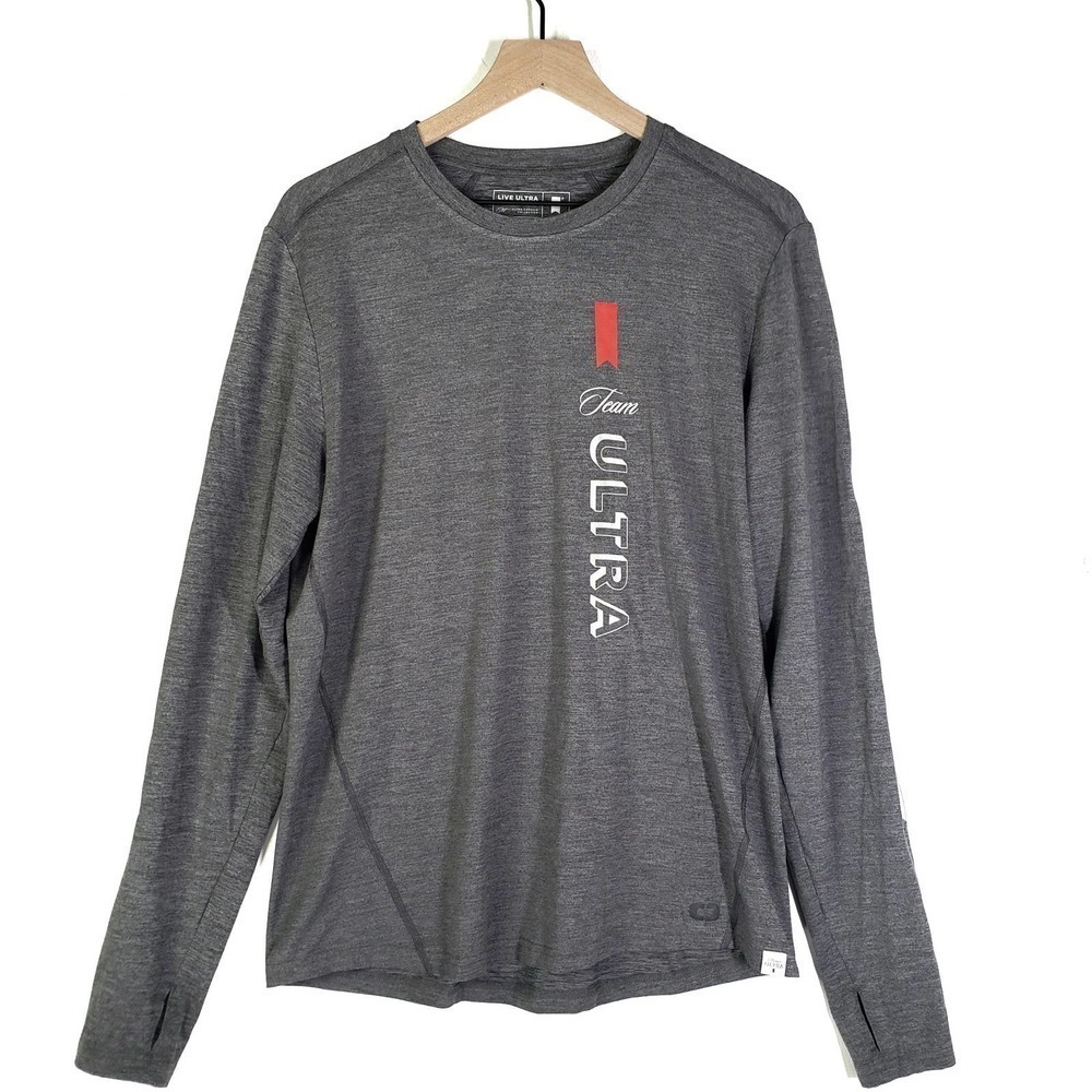 Michelob Ultra Ogio Performance Long Sleeve‎ Tee Men's M Grey